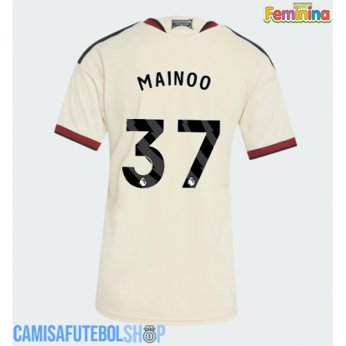 Camisa de time de futebol Manchester United Kobbie Mainoo #37 Replicas 3º Equipamento Feminina 2026-27 Manga Curta